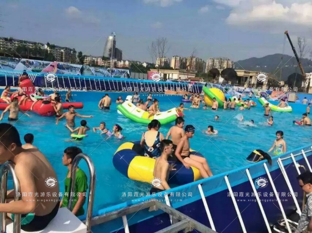 青县支架泳池